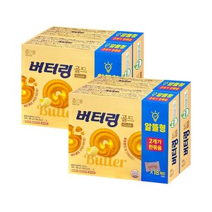 해태 버터링 골드 2번들, 388g, 2개