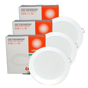 오스람 레드밴스 LED 다운라이트 4.5 ~ 5인치 겸용 12W * 3ea, 1개, 주광색(흰빛)