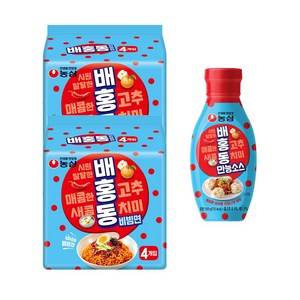 농심 배홍동 기획세트 (배홍동비빔면 137gx4봉지x2팩 + 배홍동만능소스 300g)