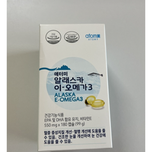 애터미 알래스카 이 오메가3, 180정, 1개
