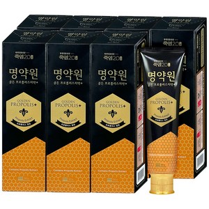 죽염 명약원 골든 프로폴리스 치약 120g, 7개