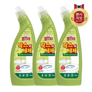 [엘지생활건강] 홈스타 락스와세제 허벌시트러스 750ml x 3개