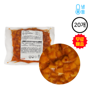 선진 sunjin 핫치킨토핑 (냉동), 500g, 20개