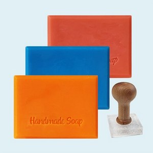 캔들바다 비누도장 - Handmade Soap 영문 필기체  비누스탬프, [ h05 ]