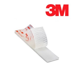 3M 듀얼락 투명 CLEAR 초강력 탈부착 찍찍이테이프 25.4mm 1미터 2미터 10미터 SJ-3560, 투명1m, 1개