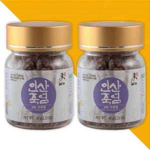 인산죽염 9회 자죽염 60g 2개세트, 분말60g 2개, 2개