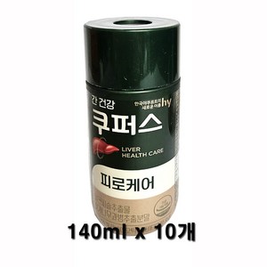 한국야쿠르트 쿠퍼스 피로케어 140ml x 10개 /아이스발송, 1회분