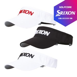 [24년신상]던롭 스릭슨 SRIXON 투어 바이저 썬캡(GAH-22060I), 블랙, 1개