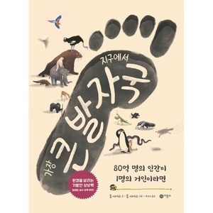 지구에서 가장 큰 발자국:80억 명의 인간이 1명의 거인이라면, 비룡소, 롭 시어스