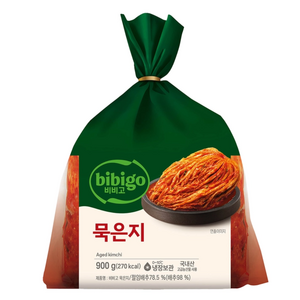 비비고 묵은지 900g, 3개