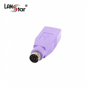 [LANSta] 랜스타 USB A(F) / PS2(M) LS-GEN-AF6M [보라색], 1개