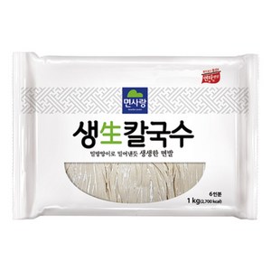 면사랑 생칼국수 1kg (실온 생면 사리 수타식), 10개