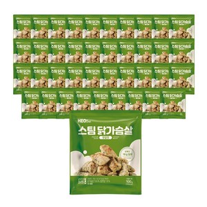 허닭 스팀 닭가슴살 깻잎맛, 100g, 40개