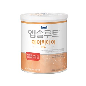 매일유업 앱솔루트 에이치에이 분유, 400g, 2개