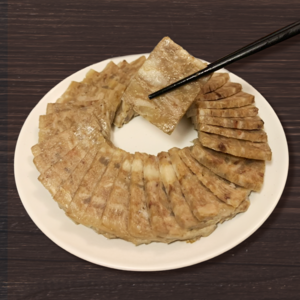 [고메팜스] 편육 머리고기 돼지머리 슬라이스 양념편육, 3개, 250g