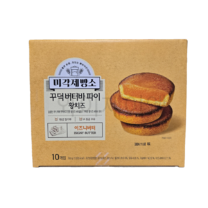 미각제빵소 꾸덕버터바 파이 황치즈, 75g, 10개