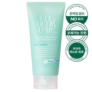 로더렛 단백질 퍼퓸 극손상 노워시 헤어팩 트리트먼트 파우더리 브리즈, 1개, 200ml