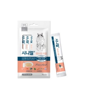 시니멀 캣수프 이뮨 5스틱, 치킨 + 연어 혼합맛, 50g, 2개