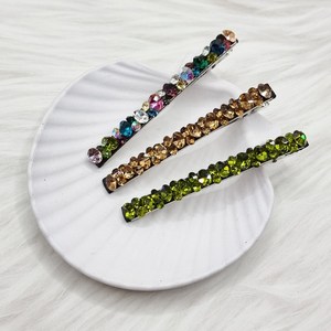 에떼리본86 스와로브큐빅사용 집게핀 7cm 3P세트 앞머리용 옆머리용 집게핀