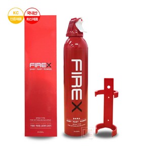 미니소화기 파이렉스 FIREX 스프레이식 소화기 가정용 휴대용 차량용 최신제품 당일발송, 465g