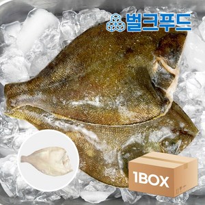 손질 가자미 4.5kg 대사이즈 업소용 두절 냉동 생선구이, 1개