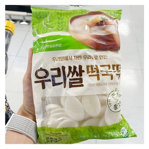 풀무원 우리쌀 떡국, 아이스보냉백포장, 1개, 700g