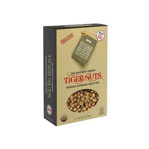 TIGER NUTS - 프리미엄 유기농 1킬로(1kg(2.2파운드))  생 글루텐 프리 스낵 GMO, 1개, 1kg