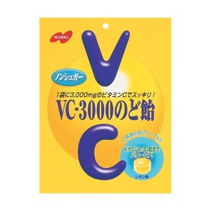 노벨 VC-3000 레몬맛 목캔디 90g, 1개