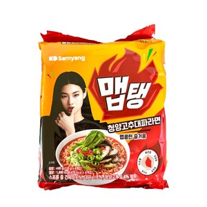 삼양 맵탱 청양고추 대파라면 110g, 4개