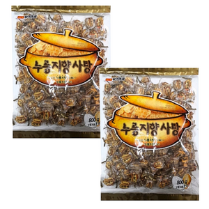 동아제과 누룽지향 사탕, 800g, 2개