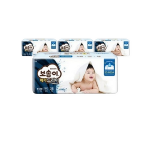보솜이 메가드라이 팬티형 기저귀 남아용, 특대형(XL), 52매
