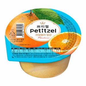 쁘띠첼 과일젤리 밀감210g, 210g, 24개