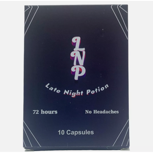 PSEntepises LNP (Late Night Potion) 빠른 더 두껍고 굵고 크고 힘차고 강한 남성 성능 향상 보충제 10정, 1개