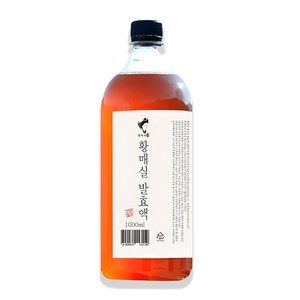 하동권여사 황매실 발효액, 1L, 1개