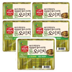 CJ제일제당 하선정 통오이지, 5개, 1kg