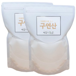 식용구연산 먹는구연산 프리미엄구연산, 2개, 1kg