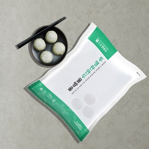 한만두 감자만두피 쫀득 투명한 만두 물방울 1.2kg, 1개