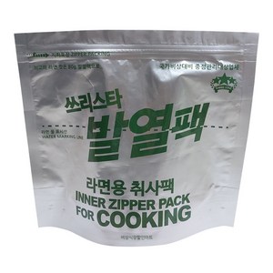 쓰리스타 취사팩 파우치 지퍼백 내피 800ml, 1개