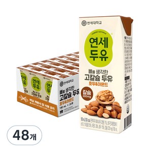 연세두유 뼈를 생각한 고칼슘 호두 & 아몬드, 190ml, 48개