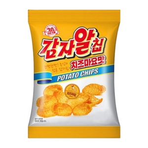 영양제과 감자알칩 치즈마요맛 24g x 20개 카사바칩 불량식품 스윙칩