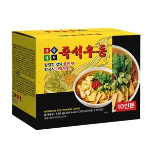 우불식당 즉석우동, 221.5g, 10개