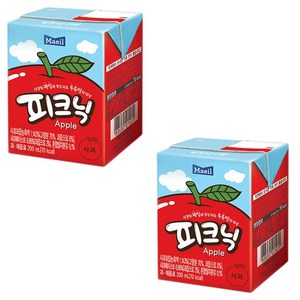 매일 피크닉 사과 200ml 48팩 (24팩x2박스), 48개