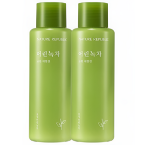 네이처리퍼블릭 어린녹차 순한 에멀전, 155ml, 2개