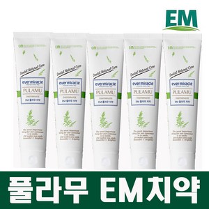 풀라무 EM 치약, 5개, 150g