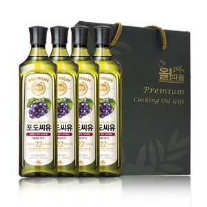 올따옴 사조해표 포도씨유 선물세트 C-1호, 4개, 900ml