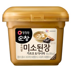 청정원순창 미소된장 가쓰오 앤 다시마, 450g, 1개