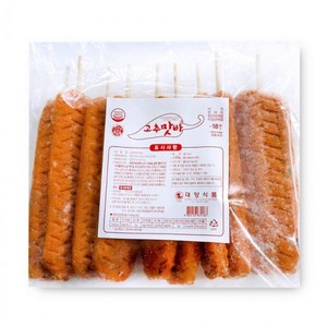 [무료배송]고추 어묵 핫바 1.35kg (135gX10개)/식자재/대량/천하장사/효성어묵/천하장사소세지/고래사어묵 세트, 10개