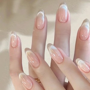 떨샵 자석 글리터 네일팁 파츠 셀프네일 붙이는 간편 인조손톱, 1개, NAIL-N709