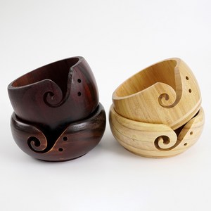 우드 얀 보울, 2) S(15cm)／다크브라운, 1개