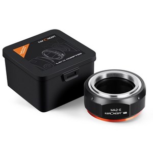 KnF M42-NEX PRO 렌즈변환 어댑터 - M42 마운트 렌즈 > 소니 E 바디 - 내부무반사코팅 - M42 Lens to Sony E PRO adapte, 1개